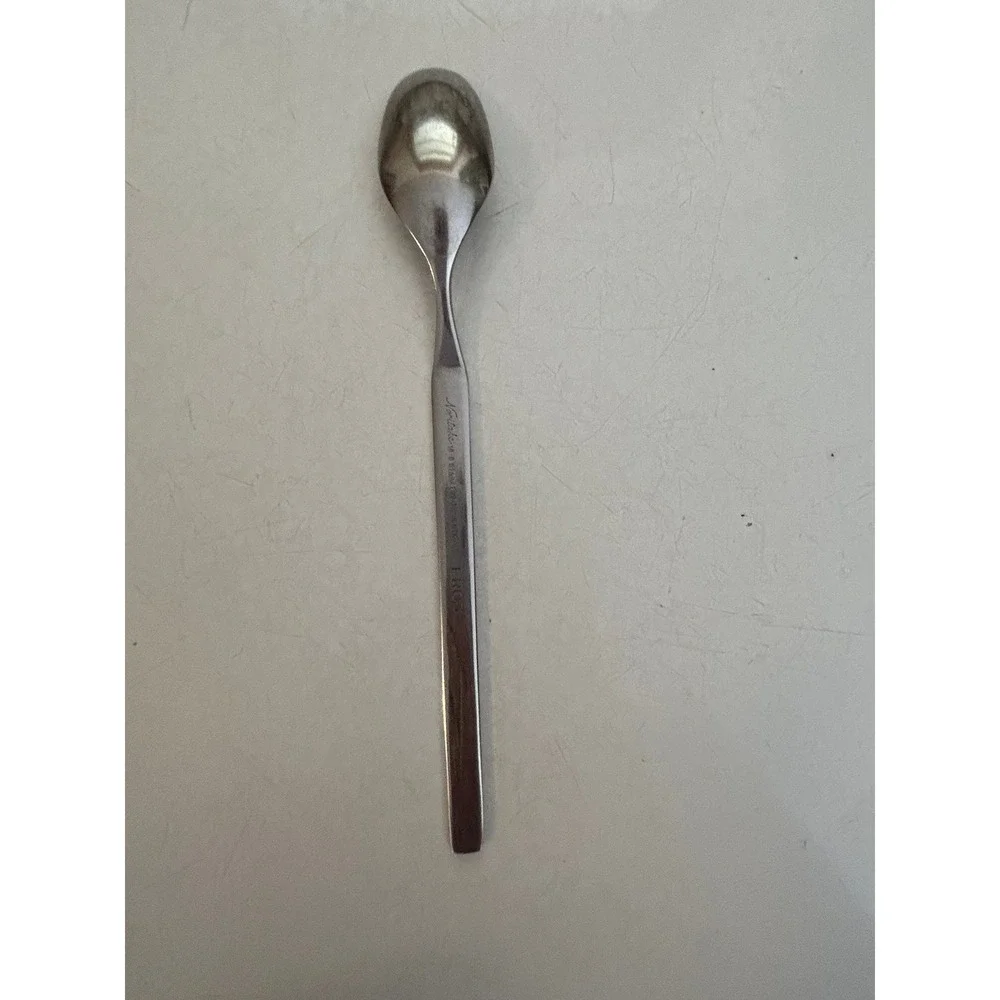 Vintage MCM‎ Noritake Stainless EROS Flatware, 1 Iced Teaspoon, Eros, Japan NTK